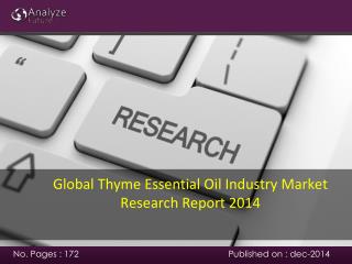 Global Thyme Essential Oil Industry Market Research Report 2