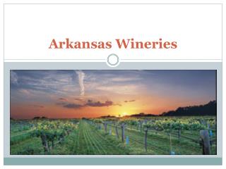 Arkansas Wineries