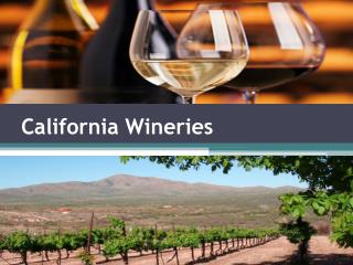 California Wineries