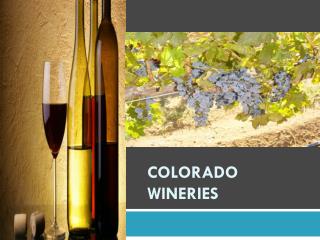 Colorado Wineries