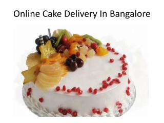 Online Cake Delivery in Bangalore