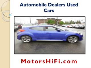 Automobile Dealers Used Cars