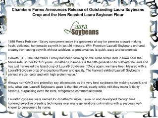 Chambers Farms Announces Release of Outstanding