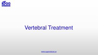 Vertebral Treatment at Rygginstitutet