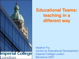 Educational Teams: teaching in a different way