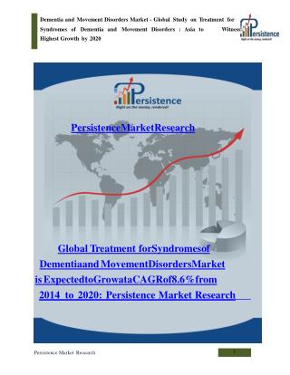 Syndromes of Dementia and Movement Disorders Market