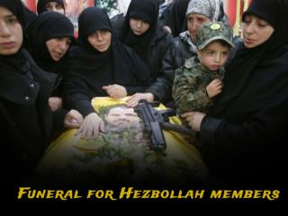 Funeral for Hezbollah members