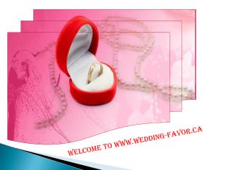 Wedding Favor