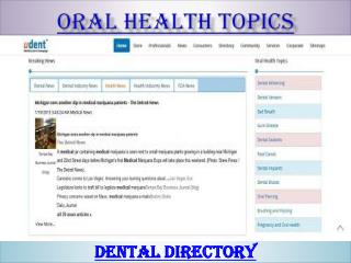 Oral health topics