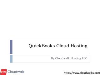 QuickBooks Cloud Hosting