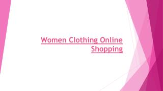 Women Clothing Online Shopping