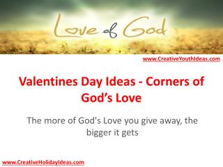 Valentines Day Ideas - Corners of God’s Love