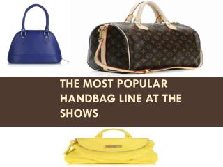 The Most Popular Handbag Line at the Shows