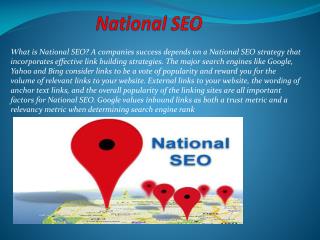 National SEO