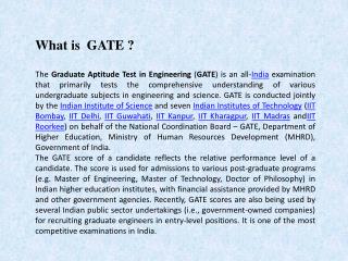 Vani Institute For Gate Coaching