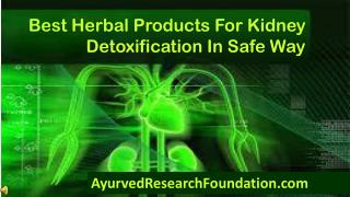 Best Herbal Products For Kidney Detoxification In Safe Way