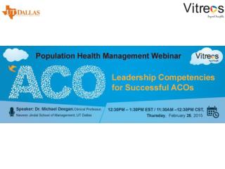 Population Health Management Webinar