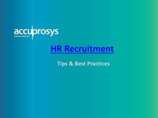 Recruitment Services in Hyderabad