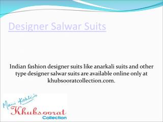 Designer Salwar Suits