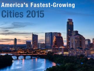 America's Fastest-Growing Cities 2015