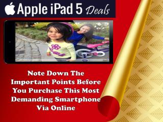 Apple iPad 5 Deals: Flexibility Of Repayment Is There
