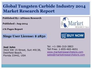 Global Tungsten Carbide Industry 2014 Market Research Report