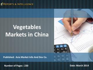 Vegetables Markets in China