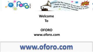 Free property classifieds to post on oforo.com