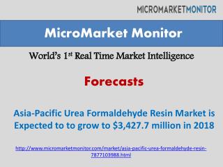 Asia-Pacific Urea Formaldehyde Resin Market