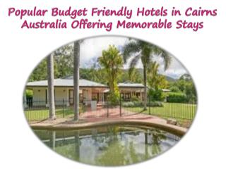 Popular Budget Friendly Hotels in Cairns Australia
