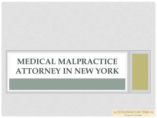 Medical malpractice attorney in New York