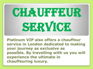 Chauffeur Car Service