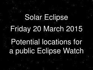 Eclipse Watch HAG