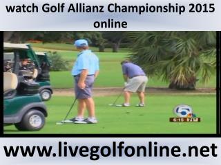 2015 Champions Tour Allianz Championship Golf live streaming