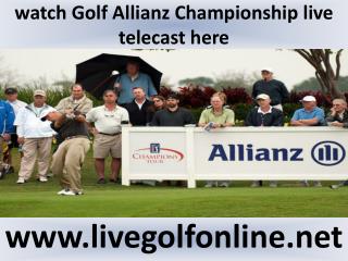 Golf Allianz Championship Golf live