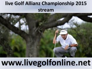 watch Allianz Championship Golf live streaming