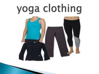 yoga clothing