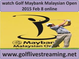 watch Maybank Malaysian Open Golf streaming online