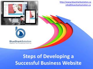 Steps of developing a successful business website: