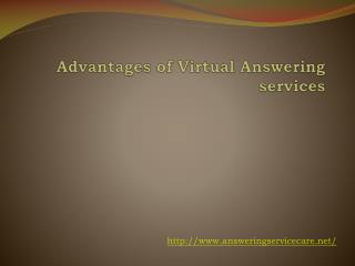 Advantages of Virtual Answering services