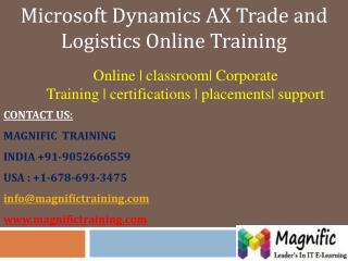 msdynamics ax tl online training