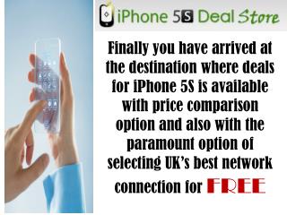 iPhone 5S Deals: All Best UK’s Network Are Free For You