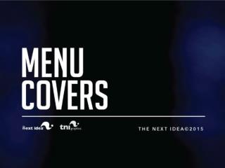 Menu Cover Design – The Next Idea