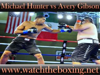 Michael Hunter vs Avery Gibson