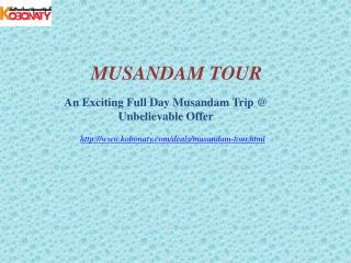 Musandam Tour