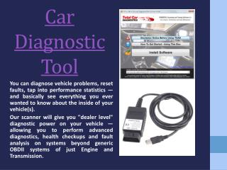 Car Diagnostic Tool