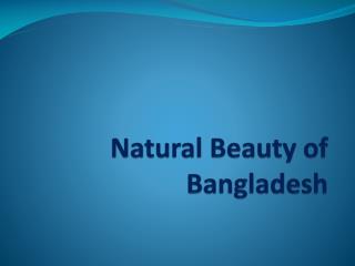 Natural Beauty of Bangladesh
