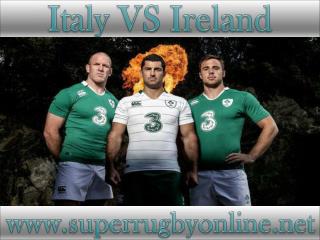 Ireland vs Italy live rugby