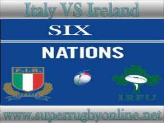 watch Ireland vs Italy live rugby