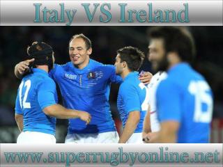 Ireland vs Italy live rugby